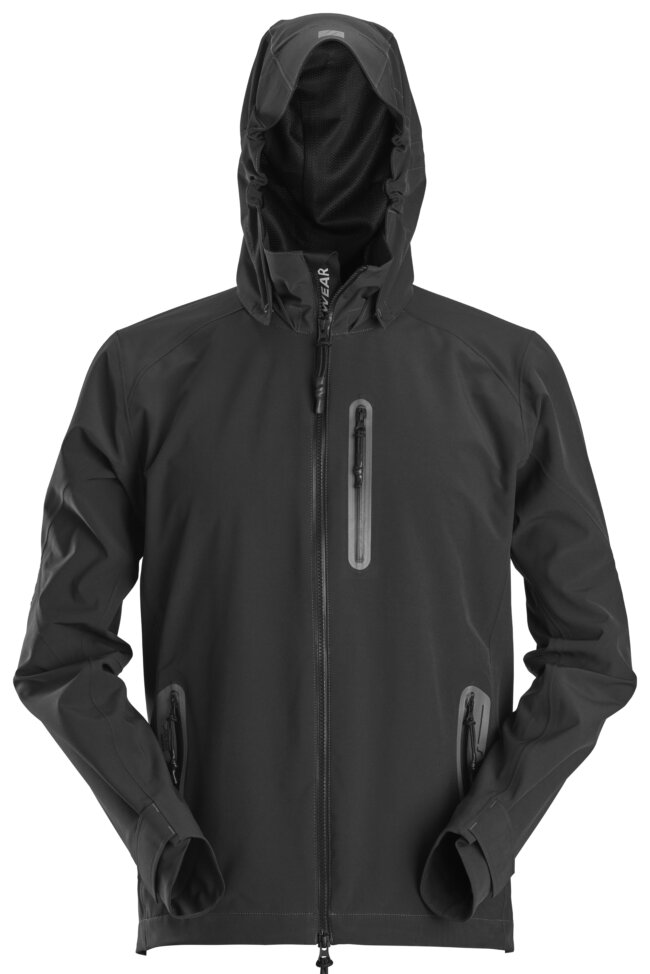 Flexiwork, Waterproof Soft Shell Jacket with Hood