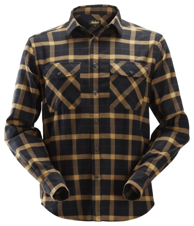 AllroundWork, Flannel Checked  Long Sleeve Shirt