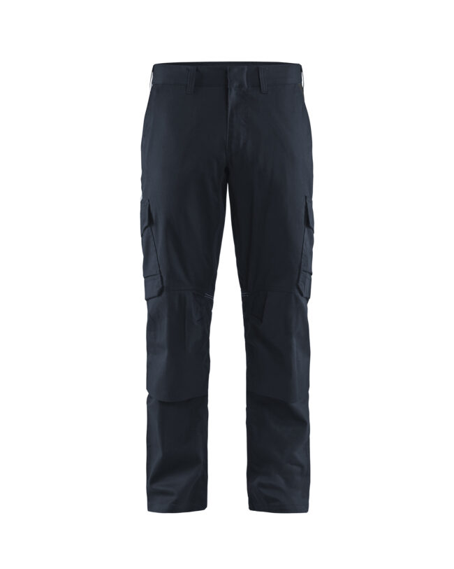 Industry trousers stretch with knee pad pockets