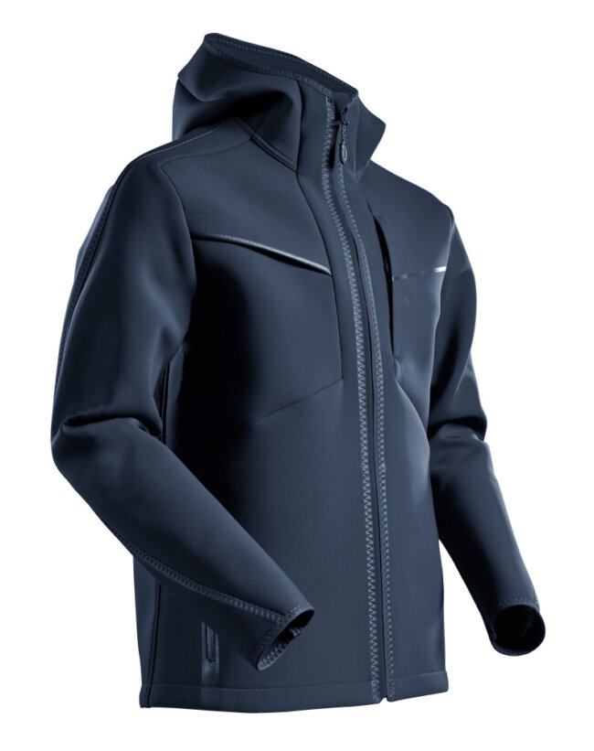 Softshell jacket with hood